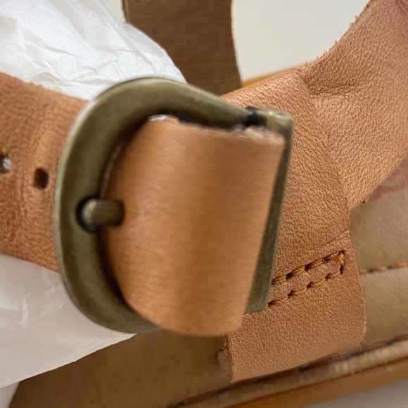 Born Tan Leather Strappy Sandals - Picture 12 of 14